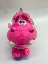 Vintage 1994 Fisher Price BIG THINGS Puffalump Pink Baby Hippo Plush - £19.54 GBP