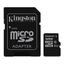 Kingston 32Gb Micro Sd Memory Card 32G Sdhc Class 10 Uhs-I Tf W/ Sd Adapter - $40.32
