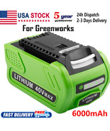For Greenworks 29472 G-Max 40V 6000Mah Lithium Battery 29462 2901319 Cor... - £72.18 GBP