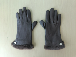  Ralph Lauren Shearling Lined Paneled Gloves FREE WORLDWIDE SHIPPING ftp... - $69.30
