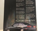 1993 Chevy Cavalier Vintage Print Ad Advertisement pa16 - £6.99 GBP