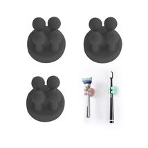 3 Pcs Silicone Toothbrush & Razor Holder Waterproof Self Adhesive Hook - $49.51 MXN 3 Pcs Silicone Toothbrush & Razor Holder Waterproof Self Adhesive Hook - $49.51 MXN