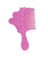 Vintage 1993 Hasbro Secret Beauties Polish Doll Pink Comb Hair Brush But... - $4.06 CAD
