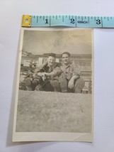 Photo Of 2 Military Men In Japan Late 1940s Original - $4.95 Photo Of 2 Military Men In Japan Late 1940s Original - $4.95
