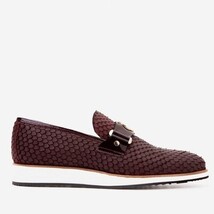 The Legacy Burgundy Leather Men Casual Loafer Shoe image 7