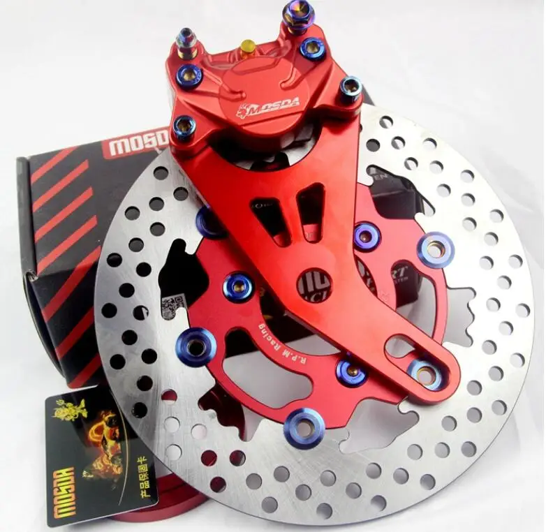 Universal Motorcycle modification Rear CNC Caliper Motorcycle ke Calipers+220mm  - £206.68 GBP