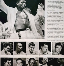 1961 Boxing Photoquiz Advertisement Patterson Marciano Louis Sugar Ray D... - $19.99