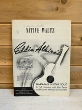 Antique Sheet Music Native Waltz Alfred Alkire&#39;s Hawaiian Guitar Solo 1935 - £16.58 GBP