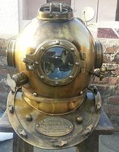 Generic Full Brass Scuba Diving Helmet | US Navy Mark V Divers Helmet | ... - $215.60