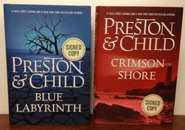 Blue Labyrinth &amp; Crimson Shore Preston / Child Signed 1st Ed. Agent Pendergast - £73.31 GBP