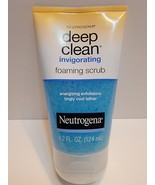 New Neutrogena Deep Clean Invigorating Foaming Facial Scrub 4.2 FL OZ - £2.37 GBP