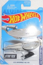 Hot Wheels 2019 &quot;USS Enterprise NCC-1701&quot; HW Screen Time 3/250 On Sealed... - $5.00