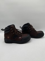 Hawx Men&#39;s 6&quot; Anthem Lab LACE-UP Work Boots Composite Toe Brown Size 10D - £42.77 GBP