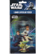 2011 STAR WARS Lot of 5 Jumbo Lenticular Sticker New in Package 6.25&quot;x4&quot; - £6.03 GBP