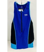 TYR Men&#39;s Swimwear Tri Tank, Blue/Black, Size Small, Men&#39;s Water Sport Top - €21,22 EUR
