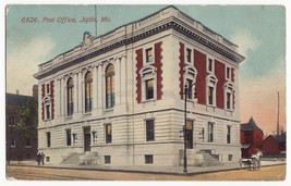 JOPLIN MISSOURI MO ~ POST OFFICE BUILDING ~ c1910s vintage postcard ~ TO... - £3.88 GBP