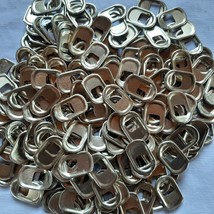 200 Aluminum Gold Pop/Soda Can Pull Tabs for Crafts Charity (1-hole) - £8.22 GBP