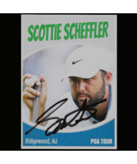 Scottie Scheffler autograph signed PGA Card - $2,438.30 MXN