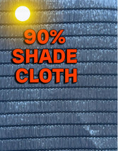 90% GREY Shade Cloth and Heat Reflector **FREE SHIPPING - £14.63 GBP+