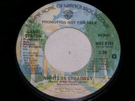 Candi Staton Nights On Broadway 45 Rpm Record Vinyl Warner Bros Label Promo - £12.98 GBP