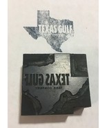Vintage Printing Block Texas Gulf Tank Company 2 1/4&quot; x 2&quot; - €11,06 EUR