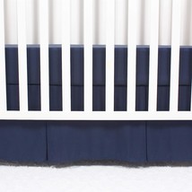 Classic Microfiber Crib Skirt With 2 Sides Pleated, Soft Breathable Dust... - £26.74 GBP