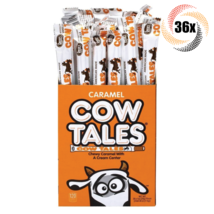 Full Box 36x Pieces Goatze Chewy Vanilla Caramel Cream Center Cowtales - £19.24 GBP