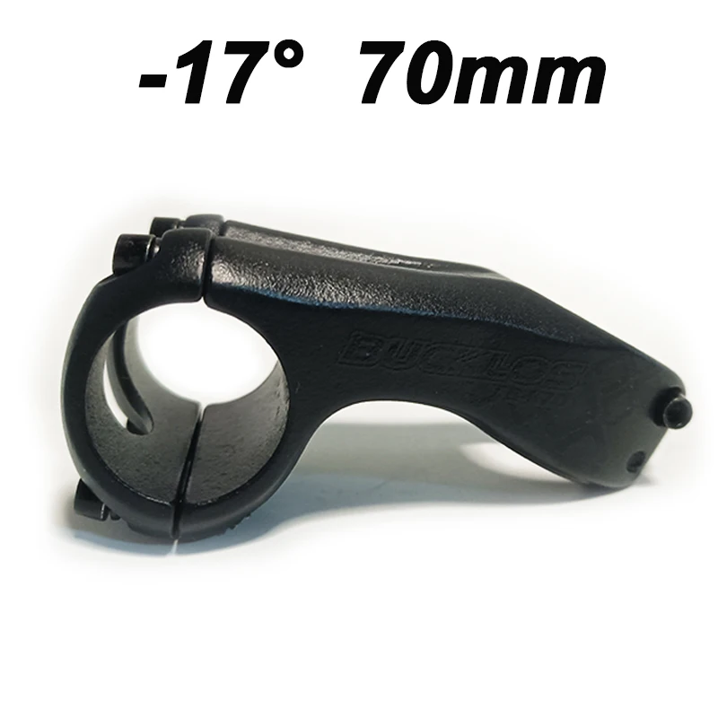 BUCKLOS  Ultralight Bike Stem -17degree 70mm Bicycle Handlebar Stem Aluminum All - £108.54 GBP