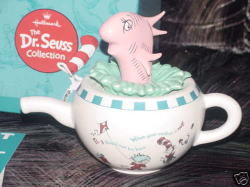 Primary image for Hallmark Dr. Seuss The Fish In The Pot Figurine Mint In Box 1st Edition