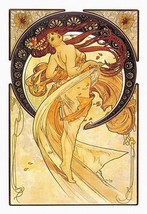 Dance (Golden) by Alphonse Mucha - Art Print - £17.20 GBP+