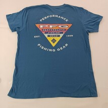 Columbia PFG RN#117508 Men's Teal Cotton Short Sleeve Graphic T-Shirt Size Large image 13