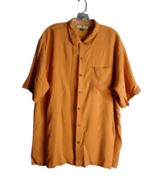 Tommy Bahama Short Sleeve Button Down Shirt XL 100% Silk Machine Washabl... - $22.76