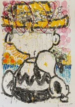 Tom Everhart -Mon Ami- Hand Signed Limited Edition Lithograph Peanuts Snoopy Art - £1,980.62 GBP
