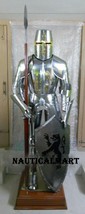 Medieval Knight Combat Crusader Full Suit of Armour Collectibles Wearable Costum - £625.72 GBP
