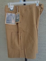 Pacific Trail Terrain 10&quot; Shorts with Sun Protection &amp; Quick Dry 40 Waist Khaki - £15.63 GBP