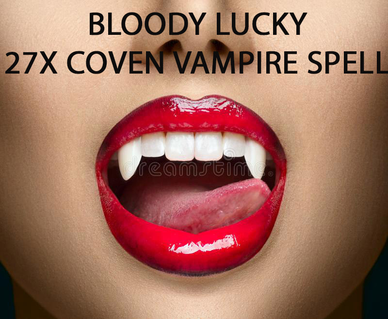 FULL COVEN 27X VAMPIRE'S BLOODY LUCKY HIGHER LUCK  MAGICK W JEWELRY Witch