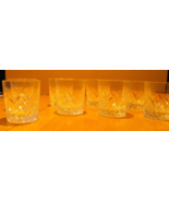 Crystal Old Fashioned/Low Ball Glass Set of 8, Cut Lead Crystal, Excellent - $68.31