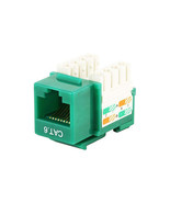 Monoprice 5380 MONOPRICE CAT6 PUNCH DOWN KEYSTONE JACK - GREEN - $32.57 CAD