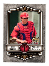 2009 Upper Deck A Piece of History #124 Lou Marson Philadelphia Phillies - £1.27 GBP