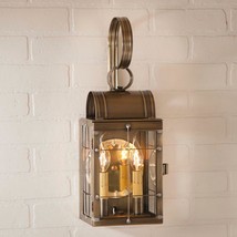  Double Wall Lantern in Weathered Brass - 2 Light - £247.93 GBP