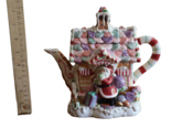 Vtg Fitz &amp; Floyd Porcelain Christmas Candy Lane Express Santas Candy Sho... - £31.45 GBP
