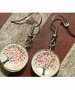 Multicolored Acrylic Ball Tree Earrings ~ Silver Alloy ~ 1.5&quot; Drop Dangl... - $284.83 MXN