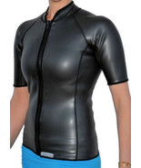 Women&#39;s 2mm SmoothSkin Wetsuit Jacket, Short Sleeve,Full Zip, Sizes: Sma... - $68.57 CAD
