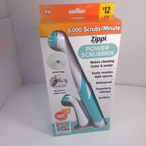 NEW Zippi Power Scrubber Cordless Cleaning Brush spinning cleaning tool ... - $25.00
