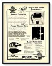 Ball&#39;s Rod &amp; Kustom Street Rod Parts Vintage 1992 Print Magazine Adverti... - $9.70