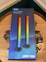 Govee ‎H6046 RGBIC TV Light Bars Wifi TV Backlight 16&quot; Black — NEW - $998.83 MXN