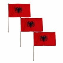 Online Stores Albania Flag 12 x 18 inch - 3 PK - £11.06 GBP