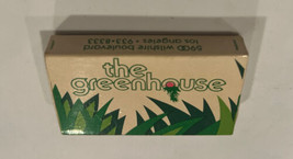 The Greenhouse Wilshire Blvd Los Angeles Vintage Matchbook Matchbox - £4.54 GBP