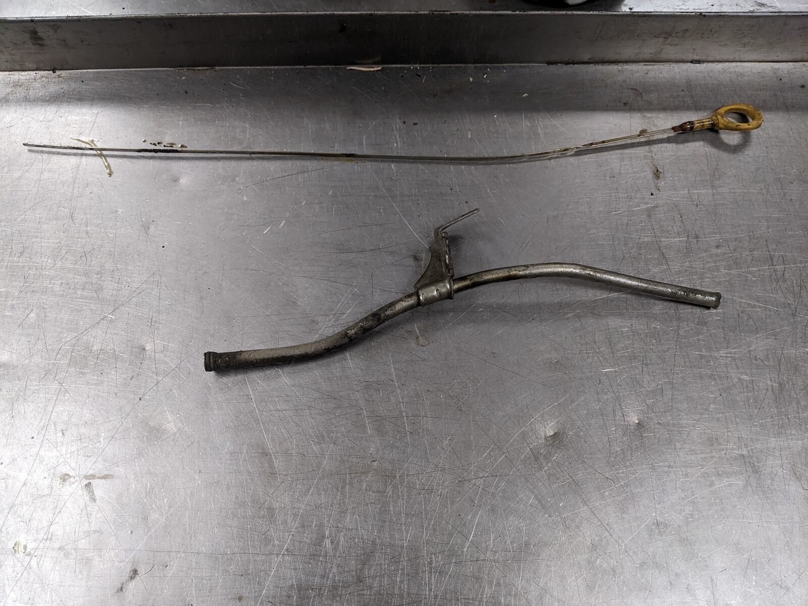 Engine Oil Dipstick With Tube From 2007 Toyota Corolla 1.8 Oil Drain