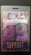 HEDLEY / WILD LIVE - ORIGINAL 2014 TOUR LAMINATE BACKSTAGE PASS - $40.00